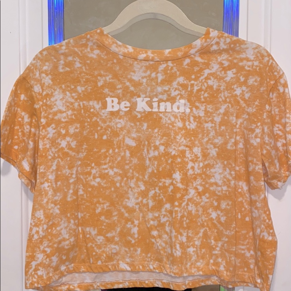 tie dye crop top